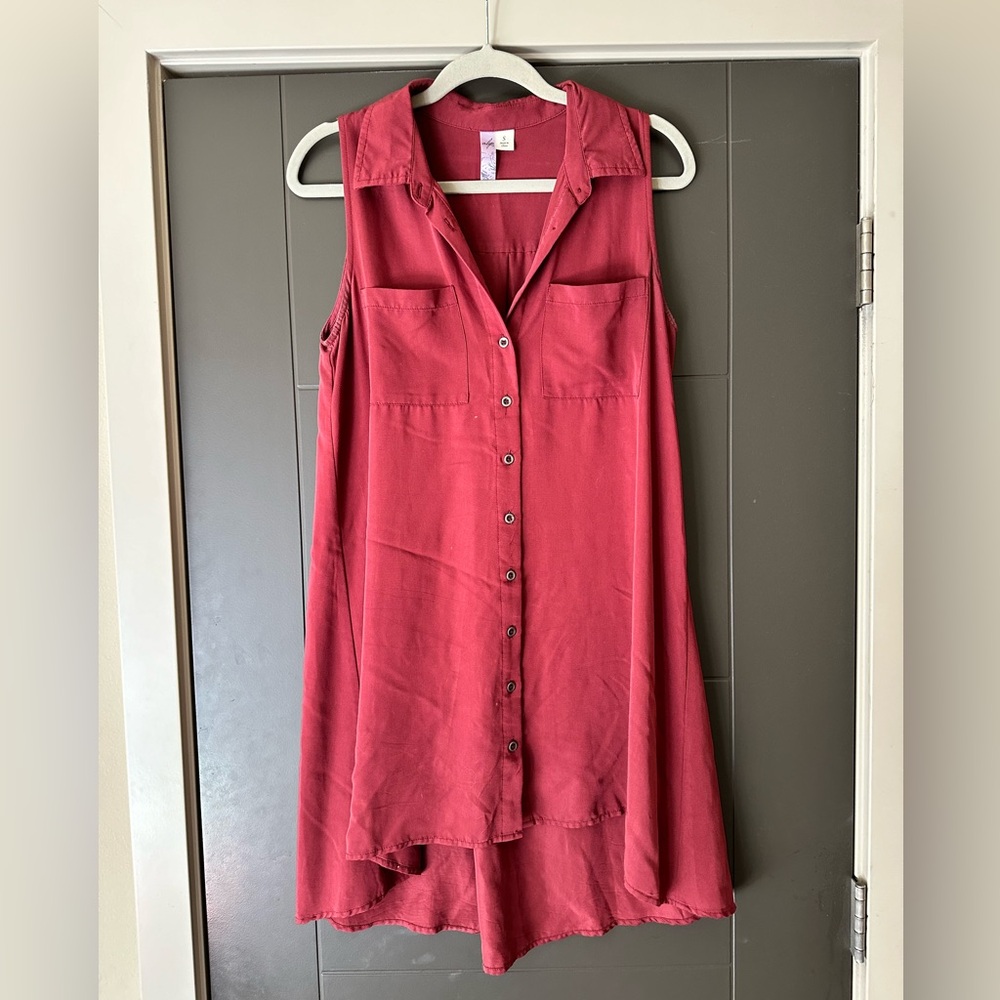 Casual button up dress